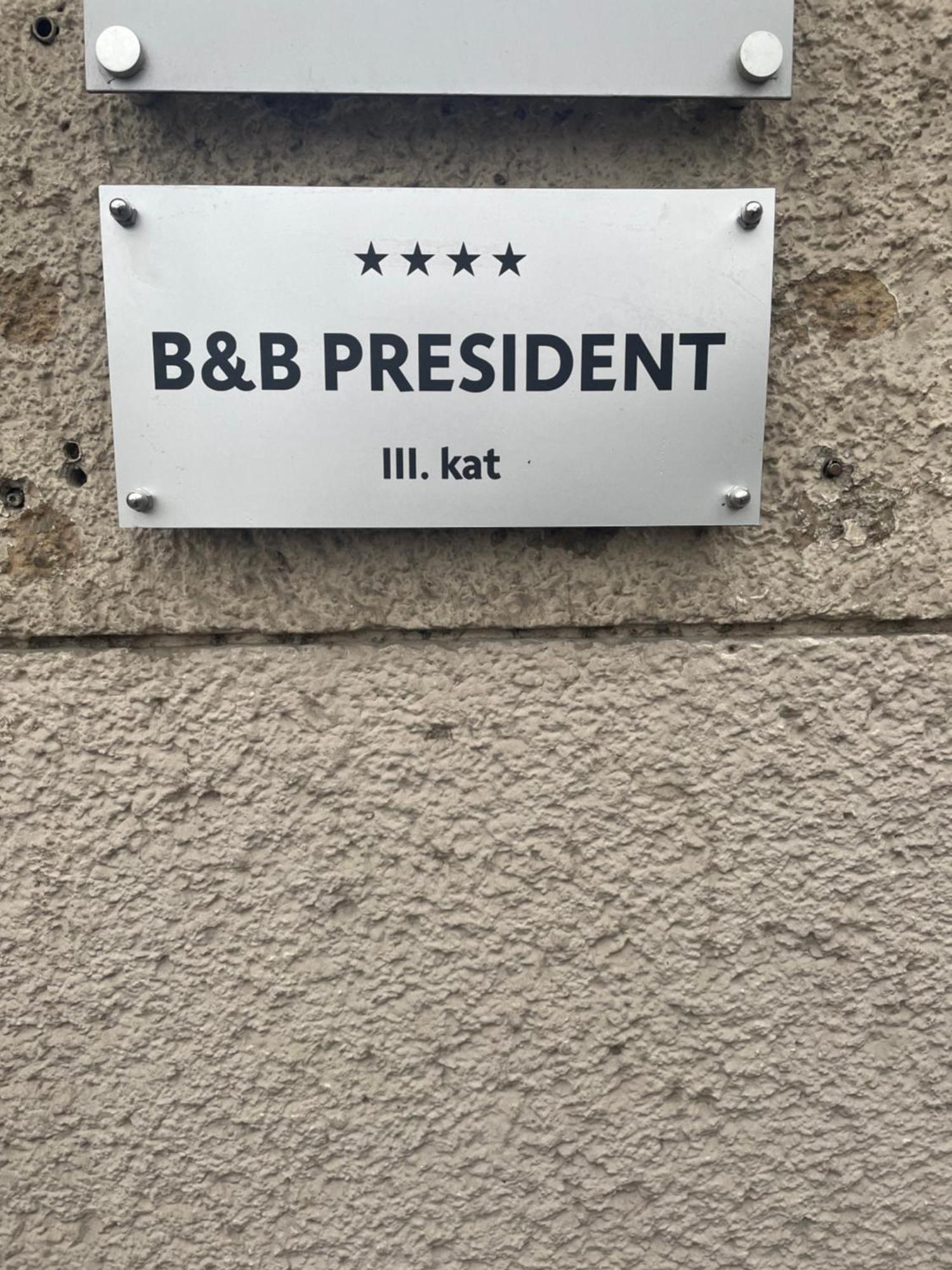 B&B President Zagreb Exterior photo